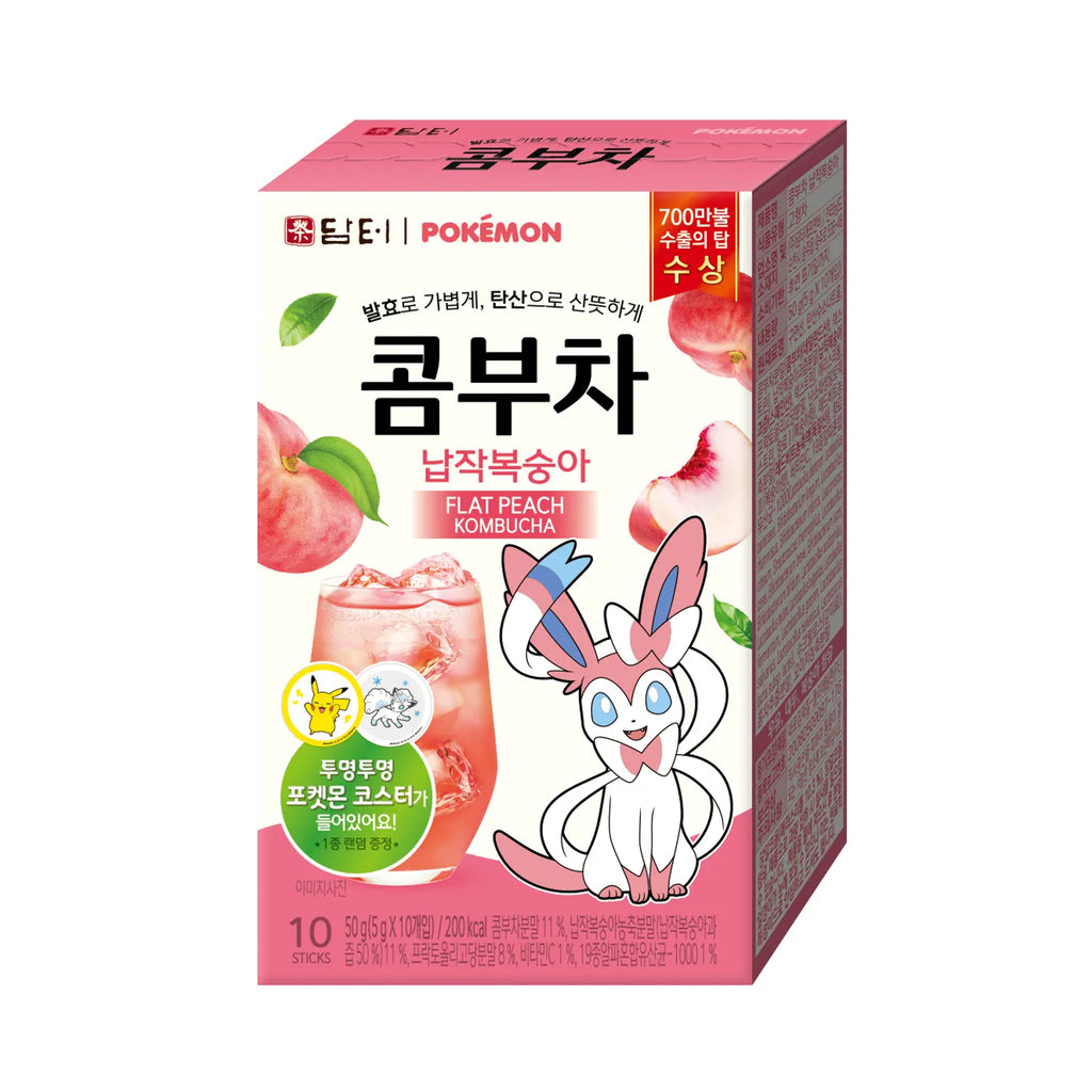 Damtuh Pok&eacute;mon Kombucha Flat Peach 10T Sticker Gift Set