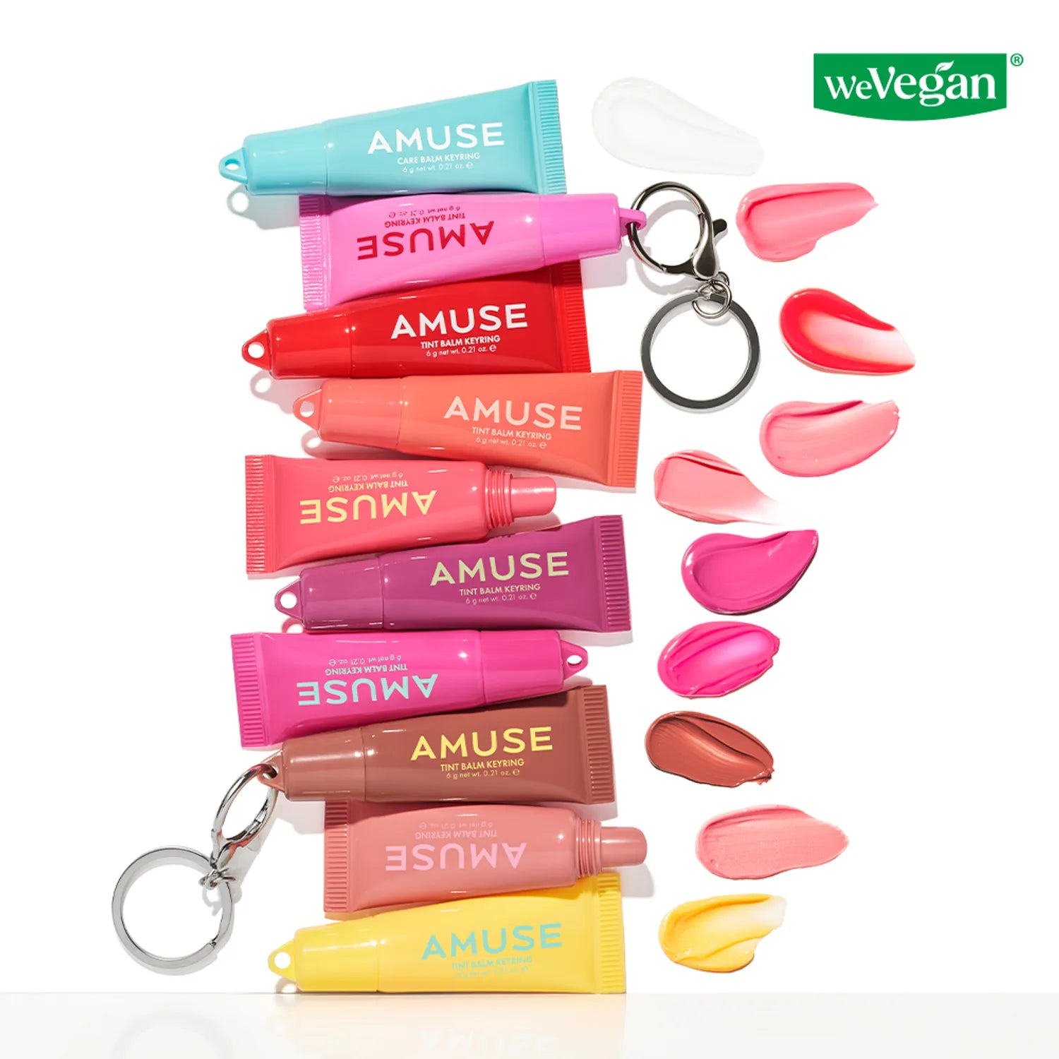 AMUSE Care/Tint Balm Keyring (10 Colors)