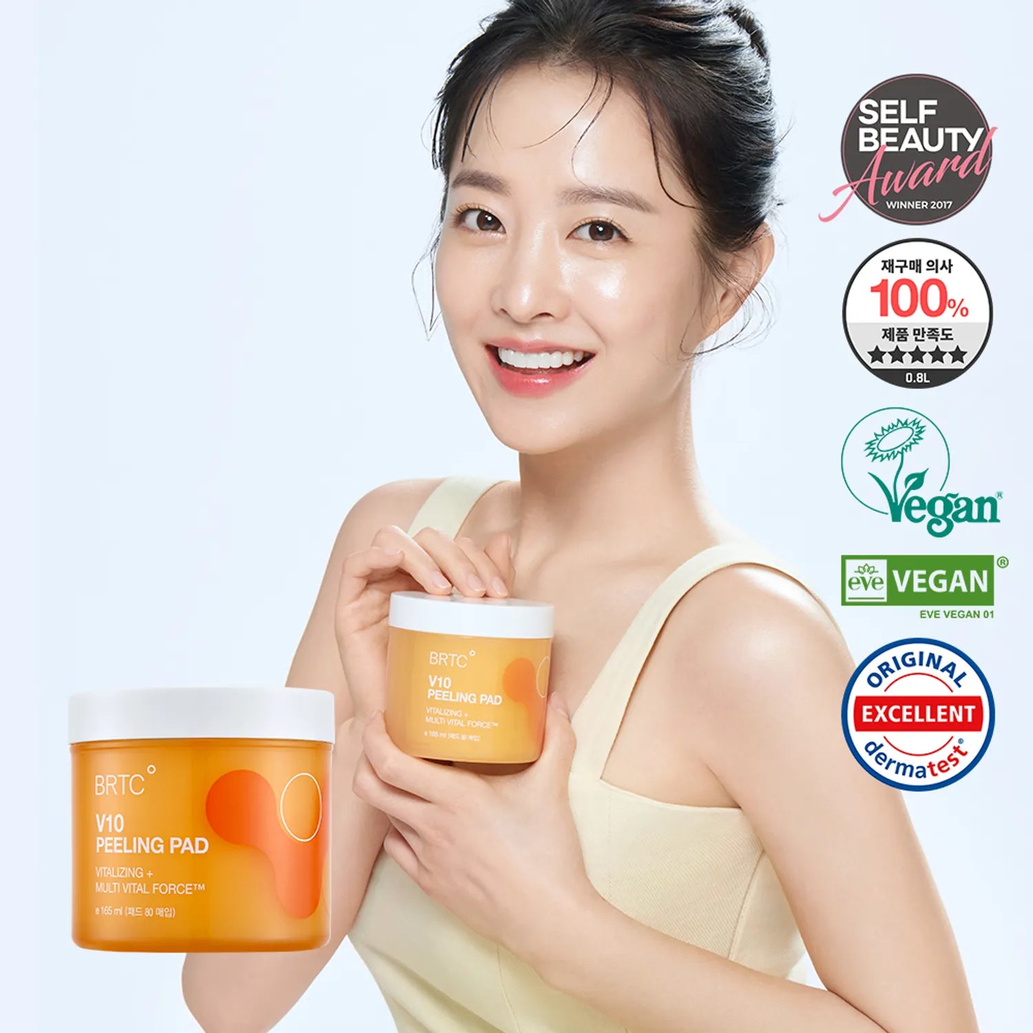 BRTC V10 Vitamin Peeling Pads 80 Sheets