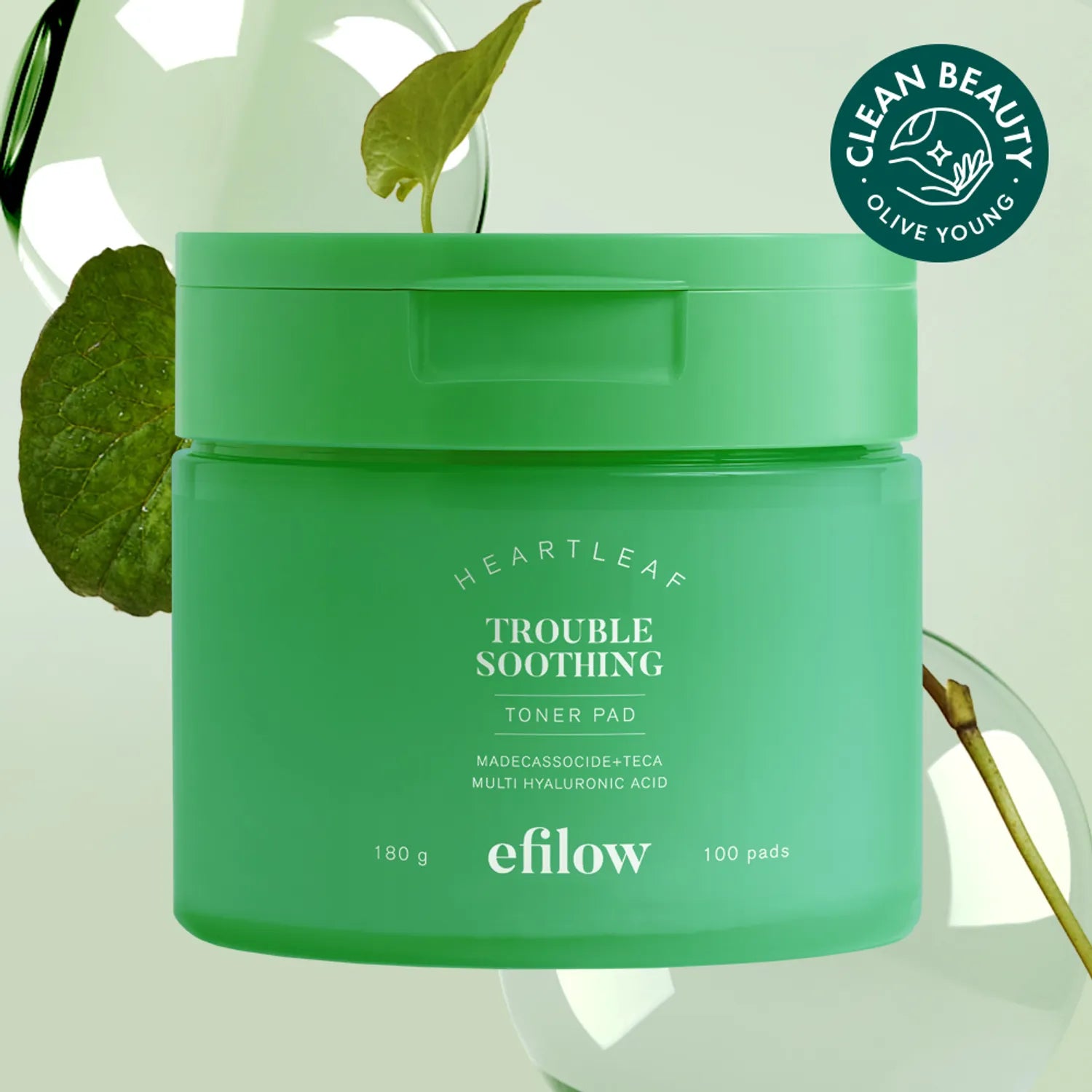 efilow Heartleaf Biome Trouble Calming Pad 100P