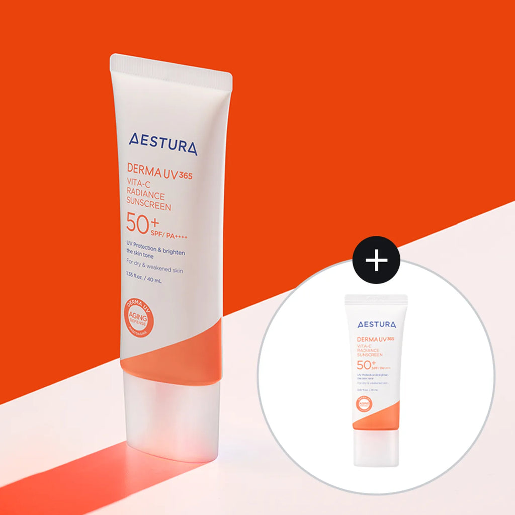 AESTURA Derma UV365 Vita-C Radiance Sunscreen 40ml Set (+20ml)