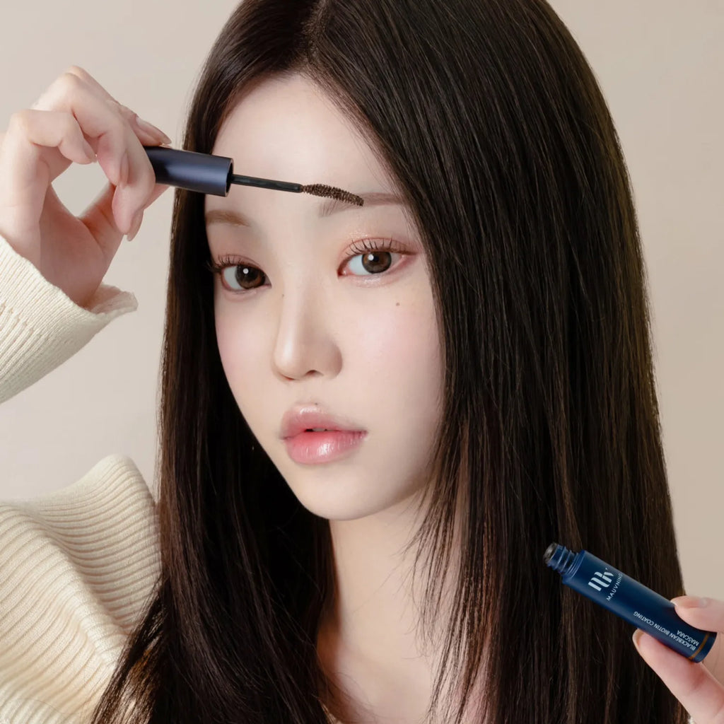 MAUVNING Black Bean Biotin Coating Mascara (Black / Brown)