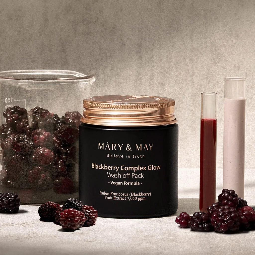 Mary&May Vegan Blackberry Complex Glow Wash Off Pack 125g