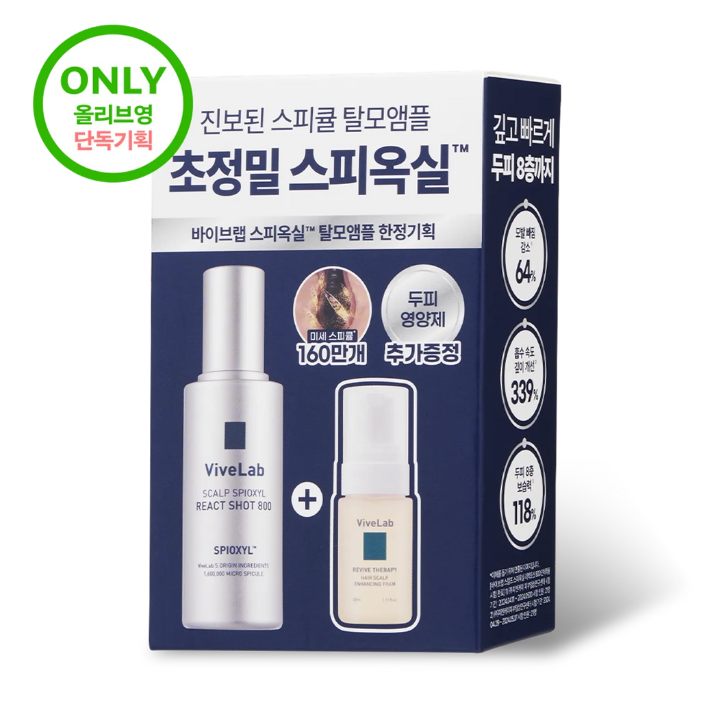 vivelab Scalp Spioxyl React Shot 800 50ml Set (+Enhancing Foam 30ml)