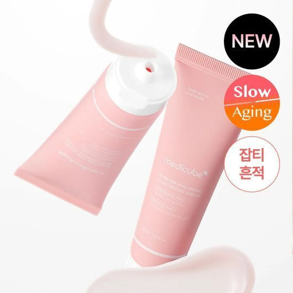 medicube PDRN Pink hyaluronic Moisturizing Cream 50ml Double Set