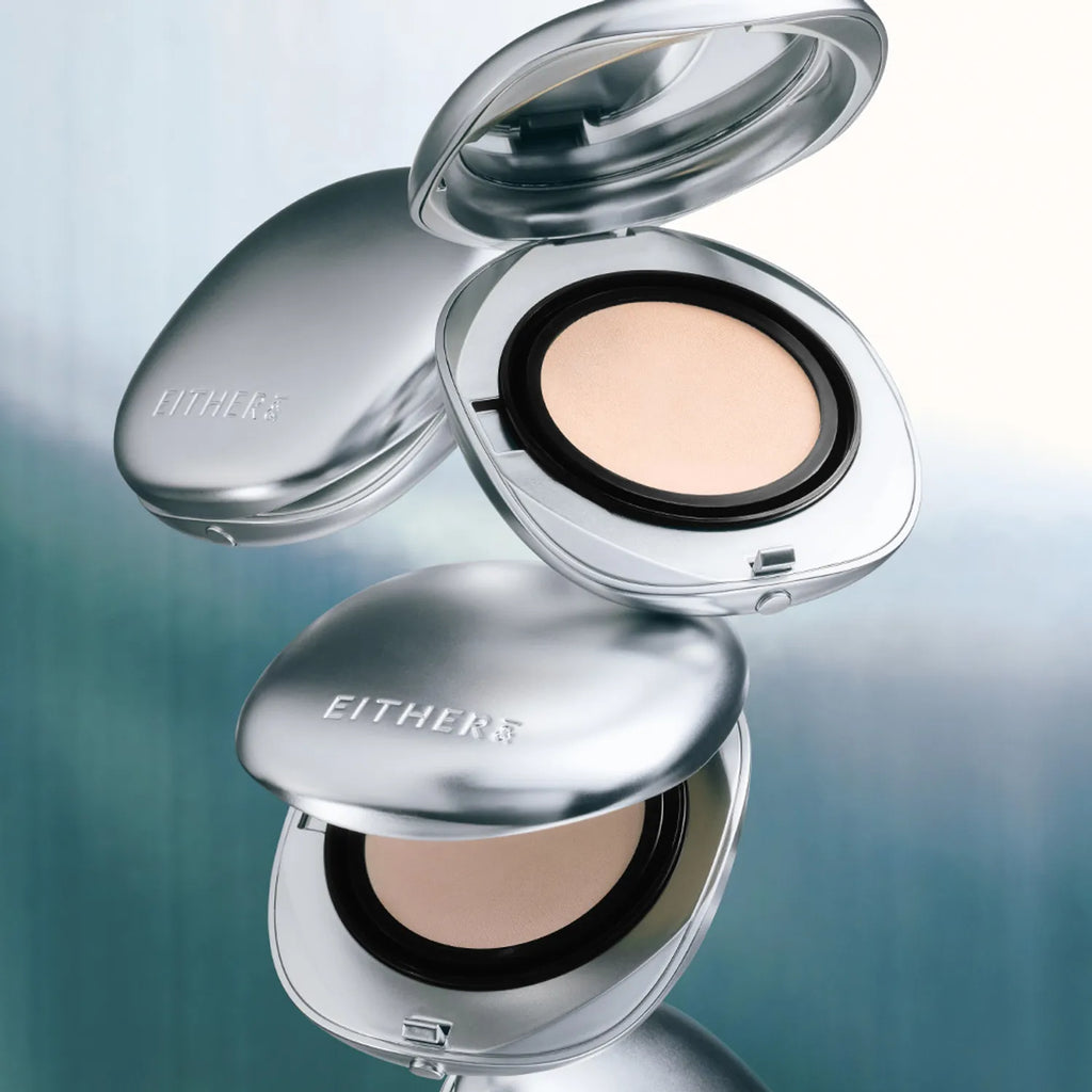 EITHER& Satin Pixel Mesh Cushion 15g Refill Set (2 Shades)