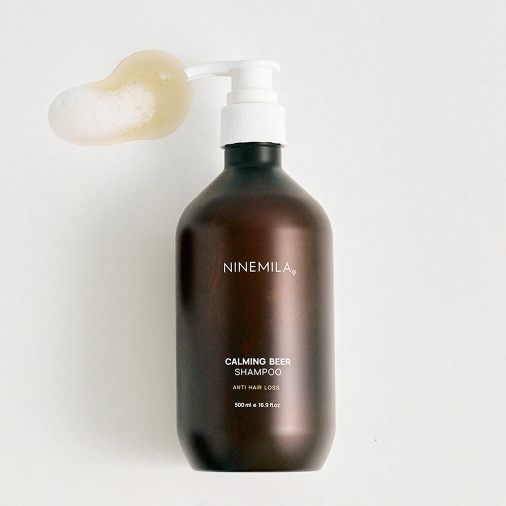 NINEMILA Calming Beer Shampoo 500ml Set (+Shampoo 60ml)