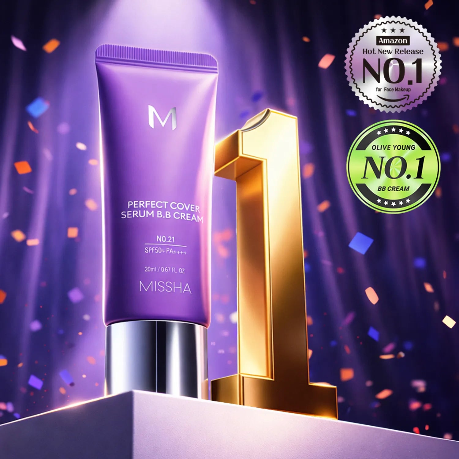 MISSHA M Perfect Cover Serum BB Cream 50ml (4 Shades)