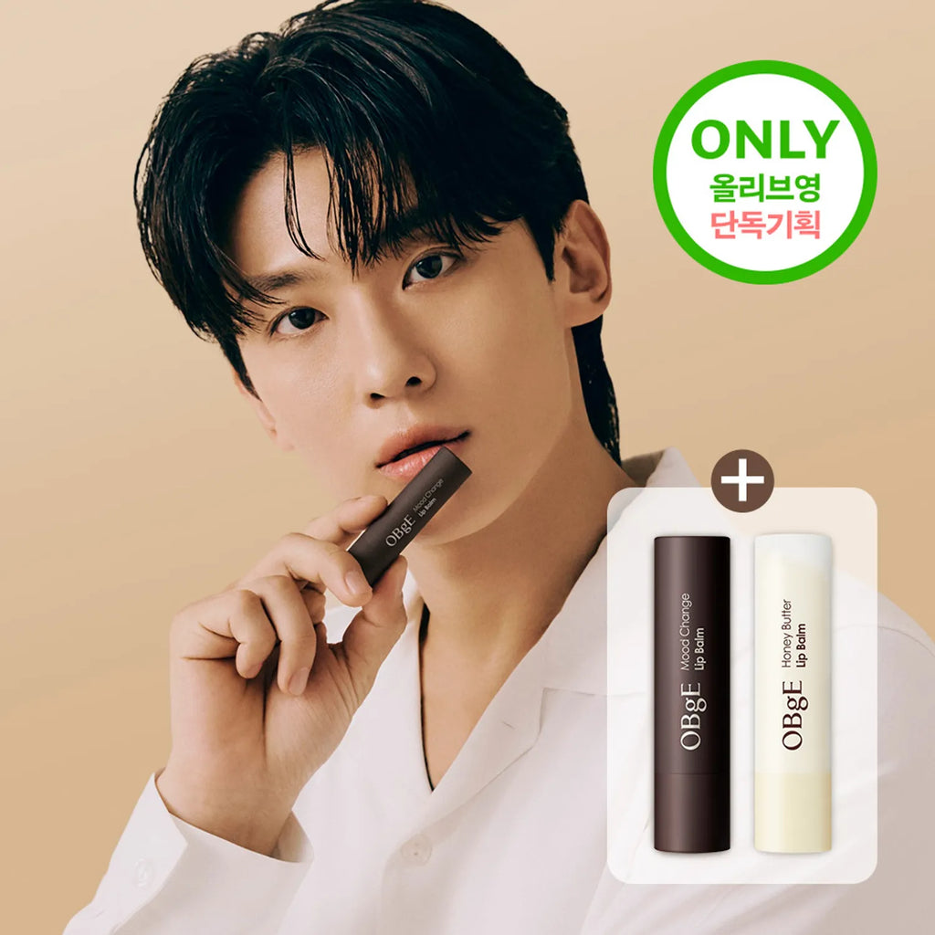 OBge Mood Change Lip Balm 3g Double Pack
