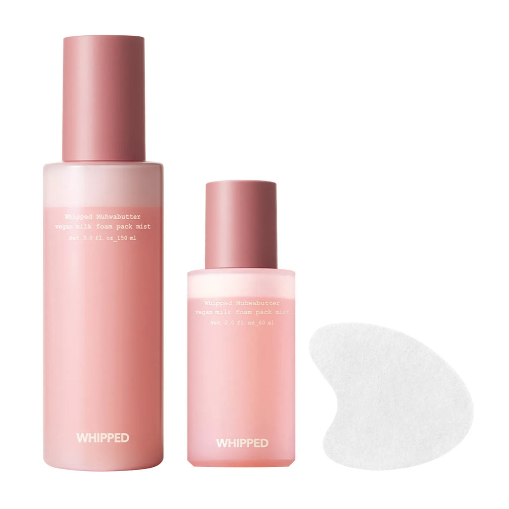 Whipped Muhwabutter Vegan Milk Foam Pack Mist 150ml Set (+60ml+Cotton Pads 40P)
