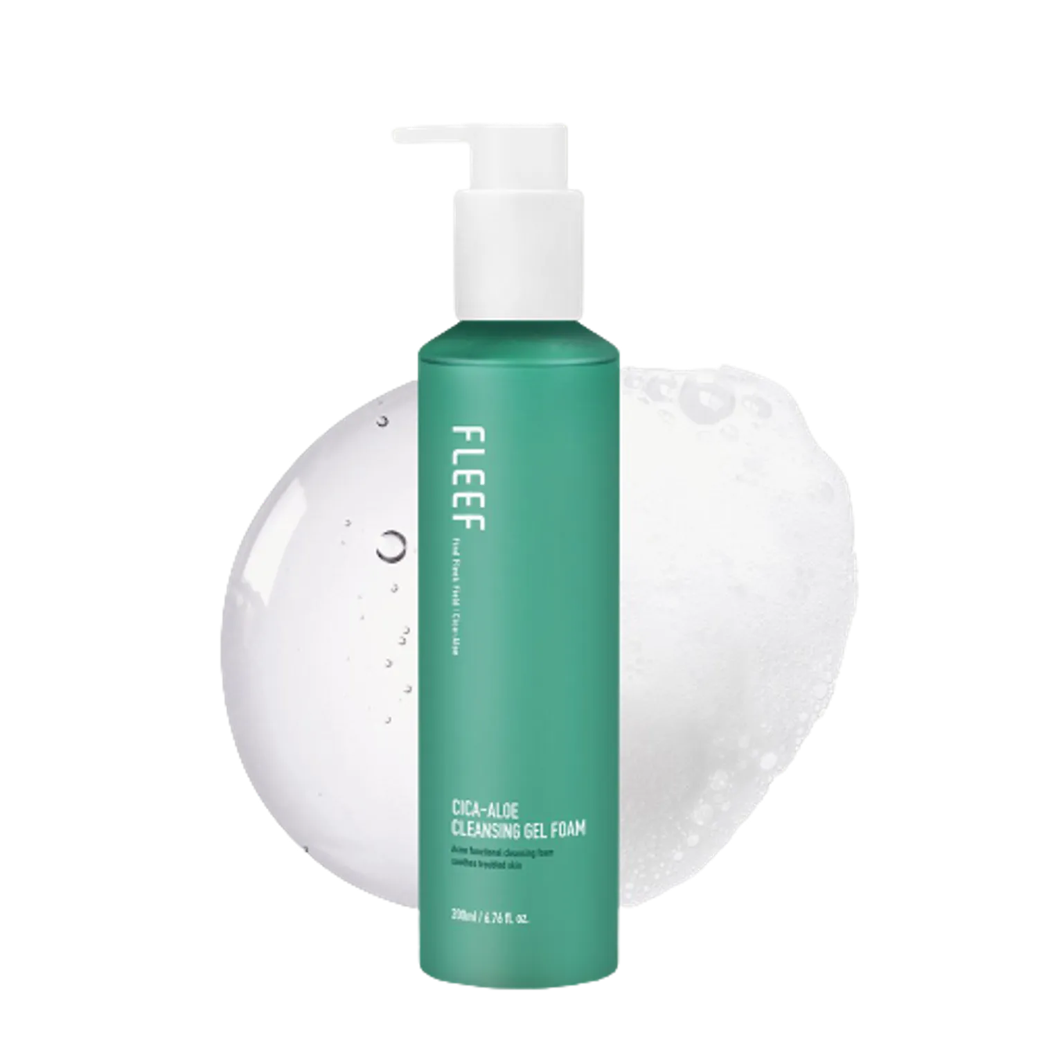 FLEFF Cica-Aloe Cleansing Gel Foam 200ml