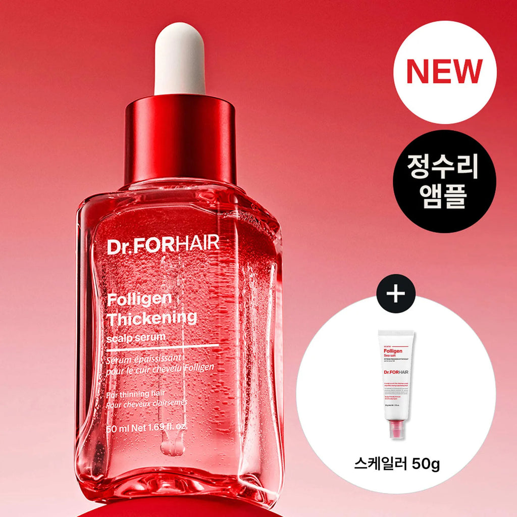 Dr.FORHAIR Folligen Thickening Scalp Serum 50ml Set (+Scalp Scaler 60g)