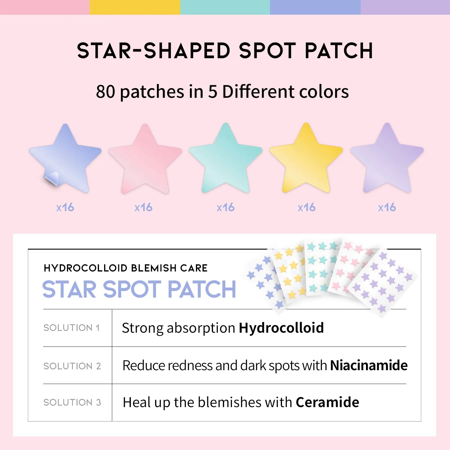 OOTD Twinkle Little Star Acne Spot Patch (80 Counts)