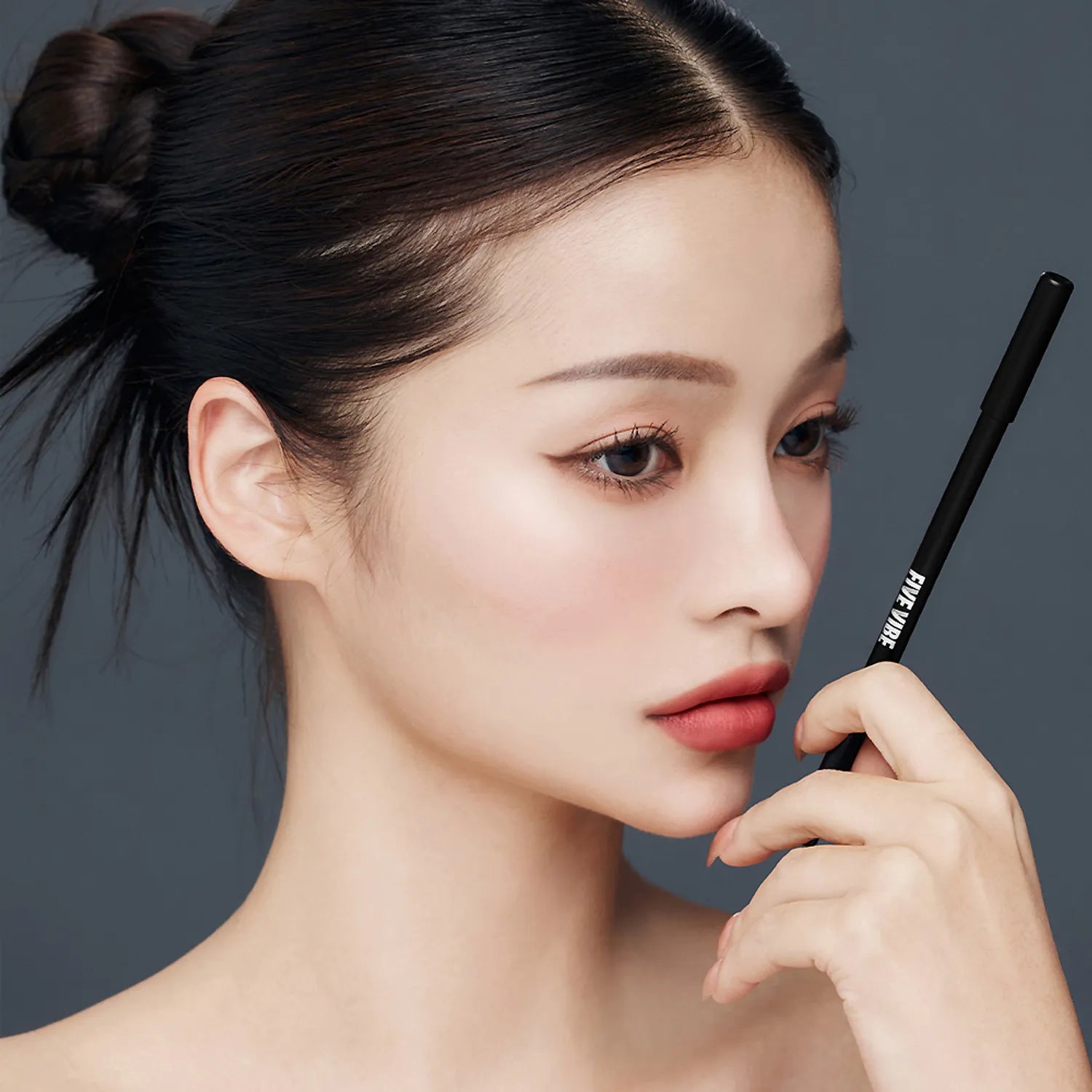 FIVE VIBE Soft Hard Make Up Pencil 1g Brown