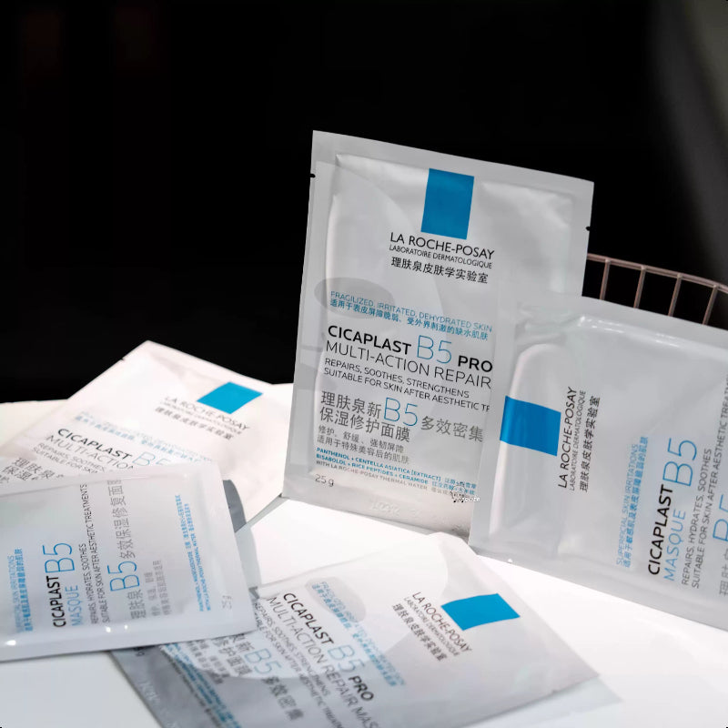 LA ROCHE-POSAY B5 PRO Face Mask, Moisturizing, Repairing, 10pcs
