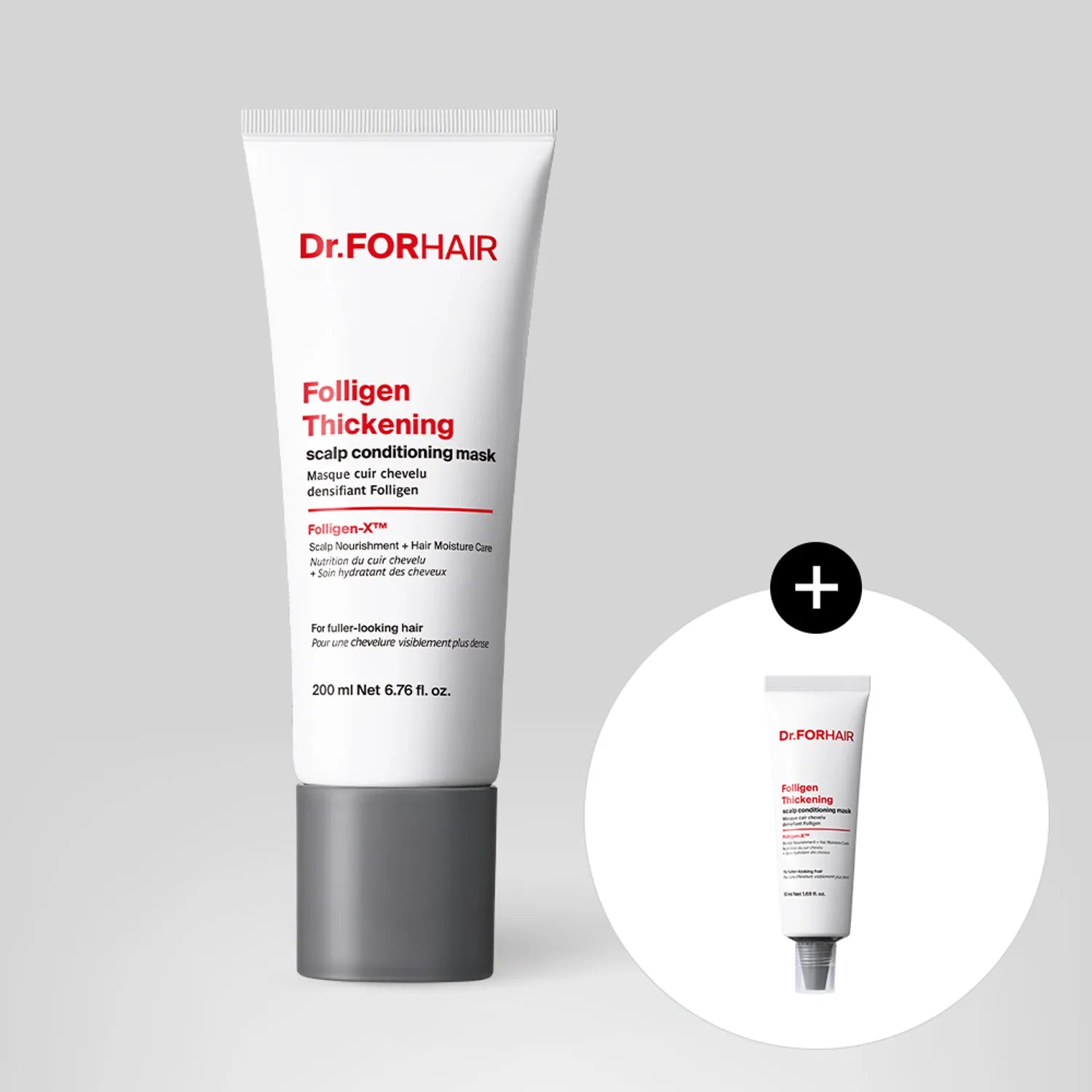 Dr.FORHAIR Folligen Thickening Scalp Conditioning Mask 200ml Set (+50ml)