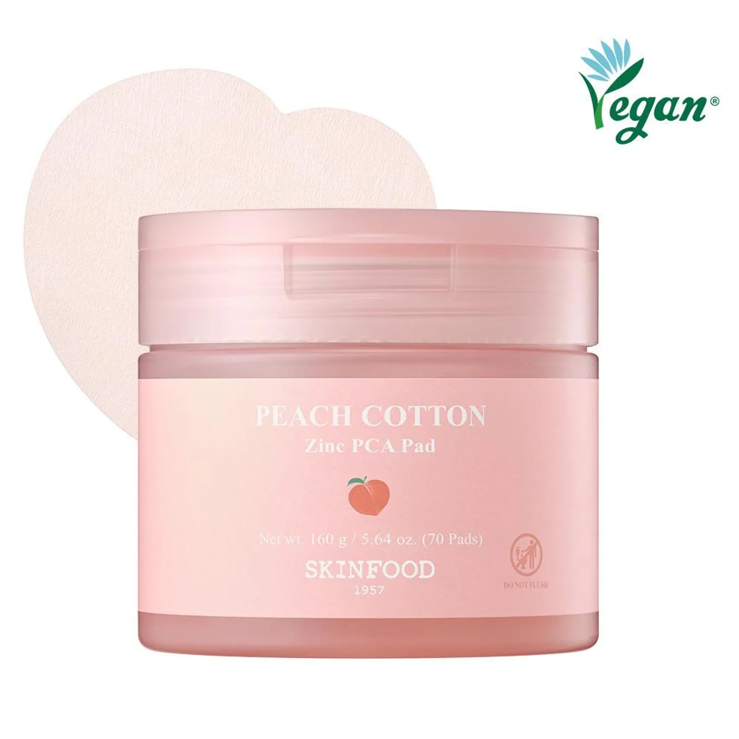 SKINFOOD Peach Cotton Zinc PCA Pad 70P