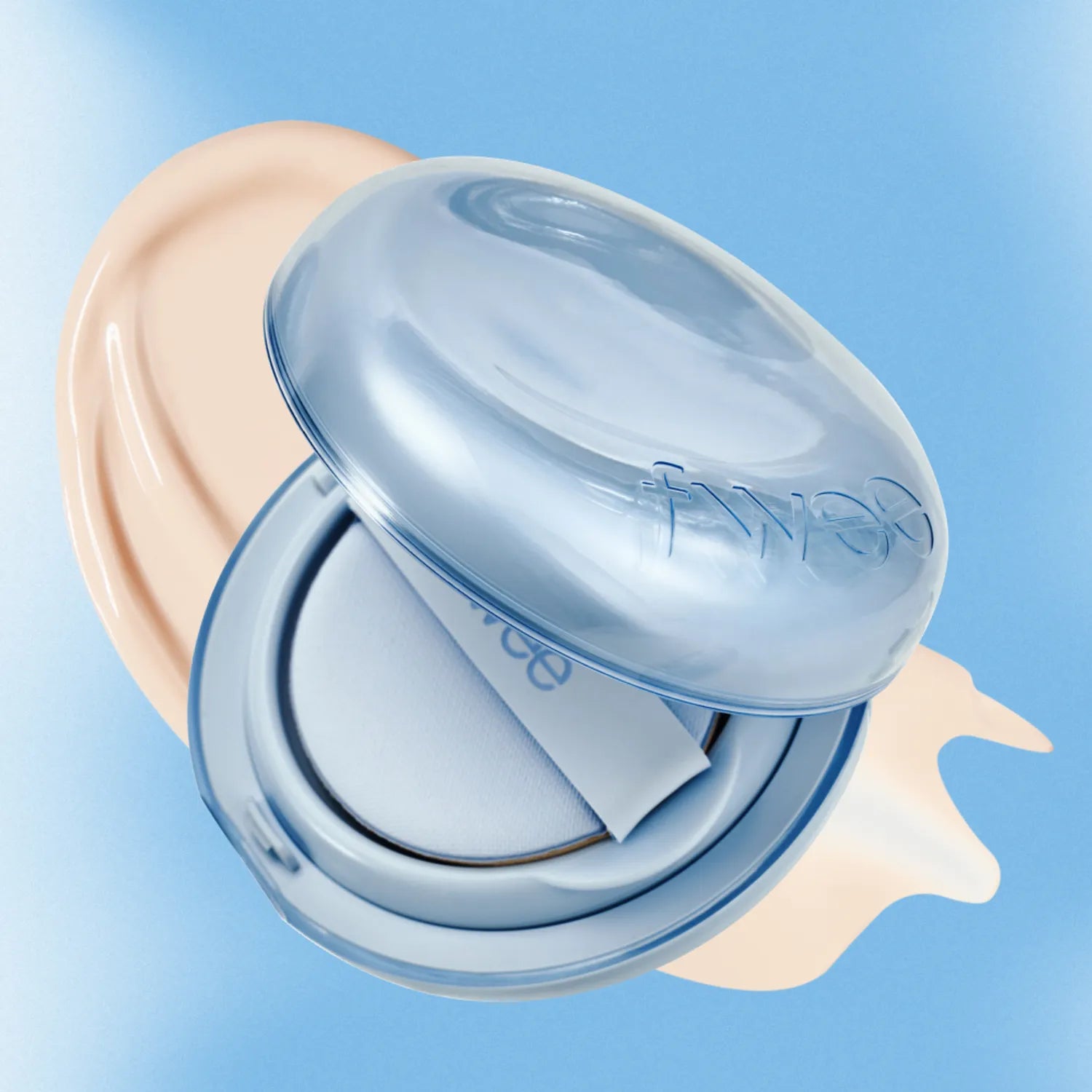 fwee Cushion Glass Natural (+Refill/Puff 2P)