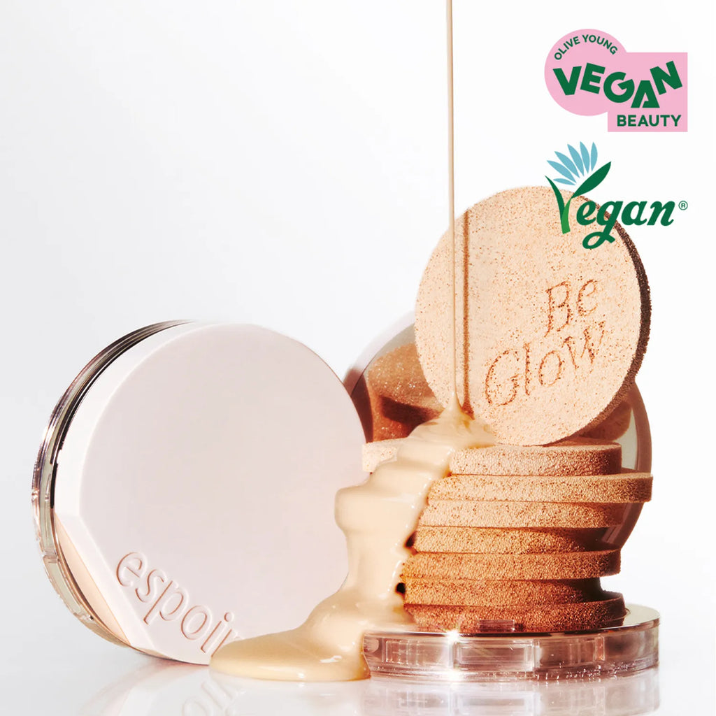 espoir Be Glow Volume Cushion Set (+Refill) (8 Shades)