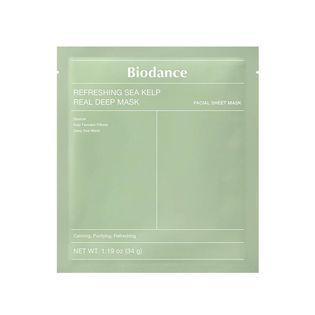 BIODANCE Real Deep Mask Sheet 1ea (Bio-Collagen/Refreshing Sea Kelp/Vita Niacinamide/Hydro Cera-Nol)