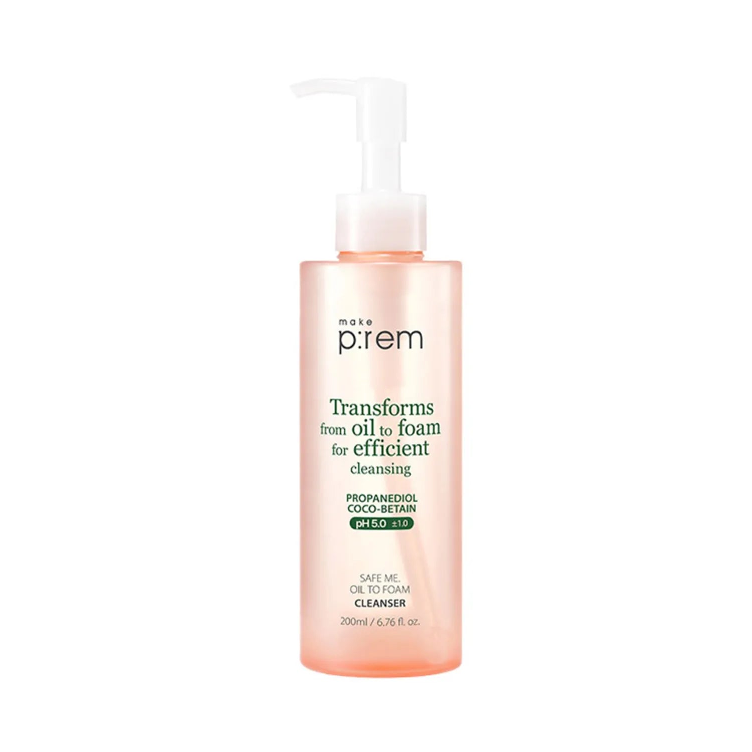 makeprem Safe Me Oil To Foam Cleanser Special Set (200mL + 50mL)