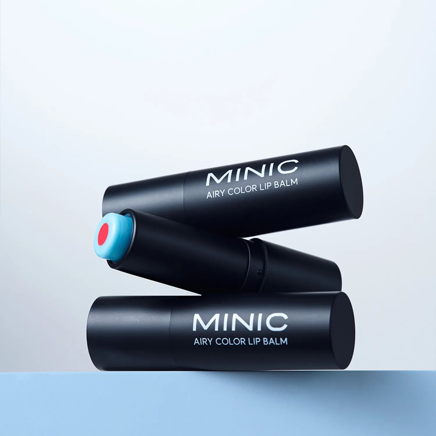 MINIC Airy Color Lip Balm 4.7g Double Pack