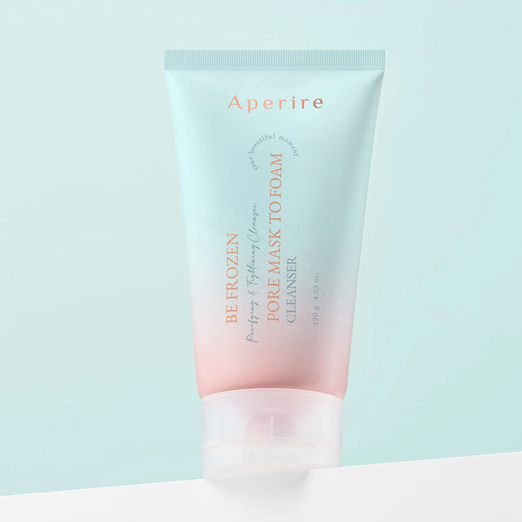 Aperire Be Frozen Pore Mask To Foam Cleanser 120g