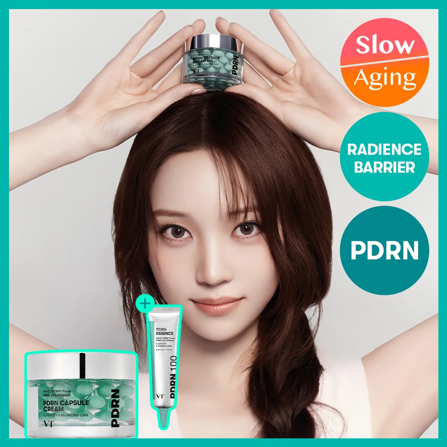 VT PDRN Capsule Cream 100 50ml Set (+PDRN Essence 15ml)