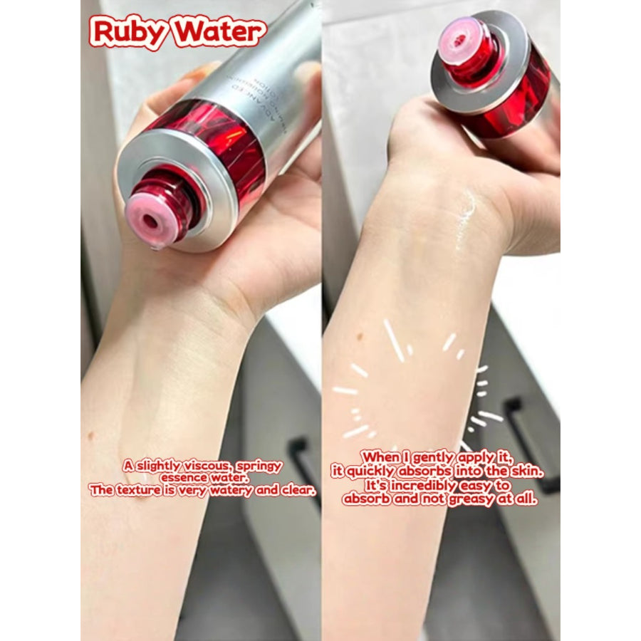 PROYA Ruby Set: Toner, Emulsion, and Cream - a three-piece set for hydration, moisturizing, reducing wrinkles, firming, and anti-aging.