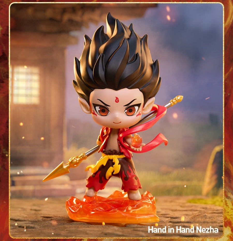 POPMART's "Nezha: The Demon Child Conquers the Dragon King" Innate Bond Series Figurine Blind Box