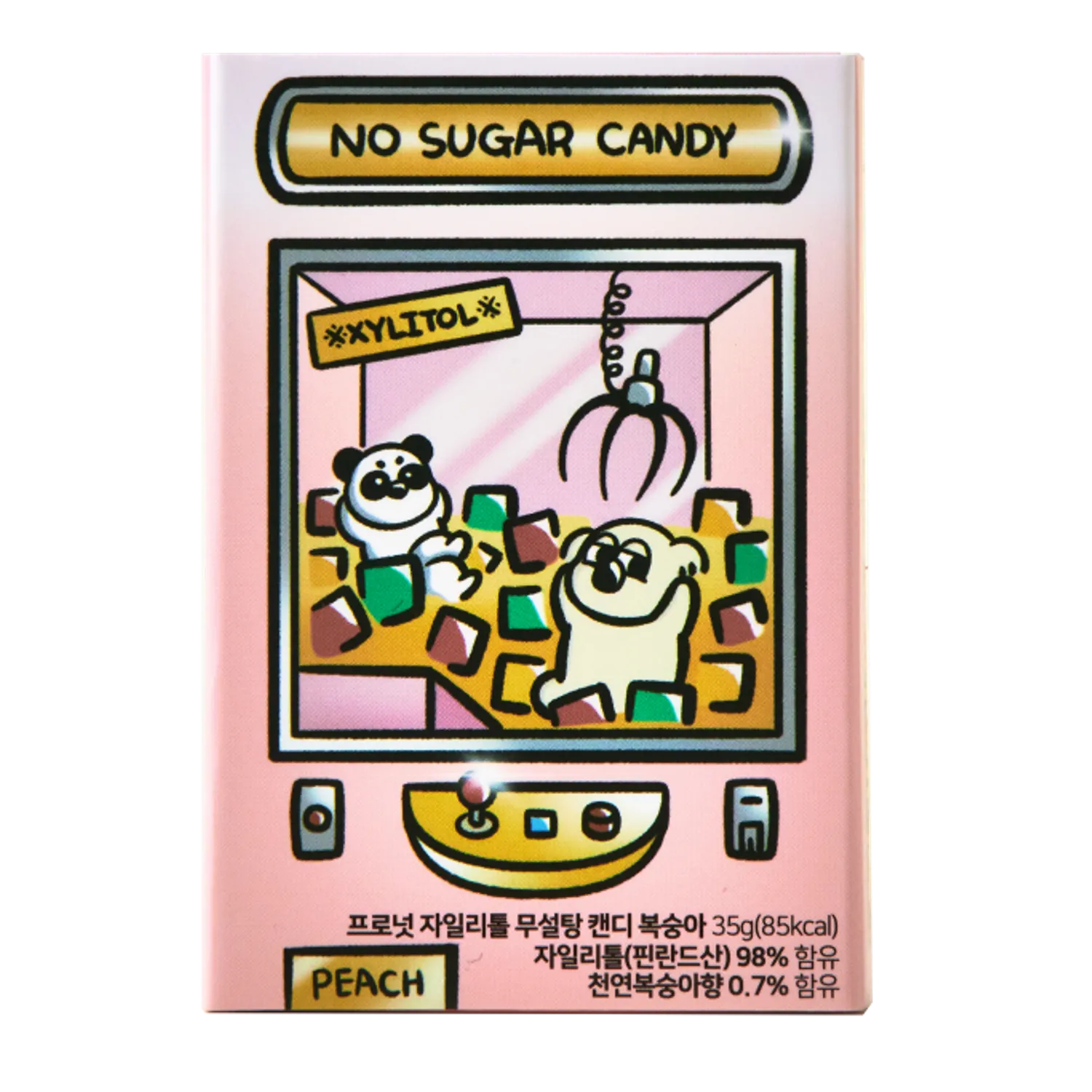 PRONUT No-Sugar Xylitol Candy #Peach 30g