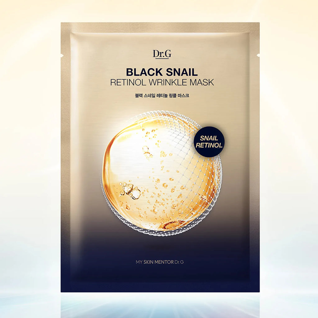 Dr.G Black Snail Retinol Wrinkle Mask Sheet 1ea