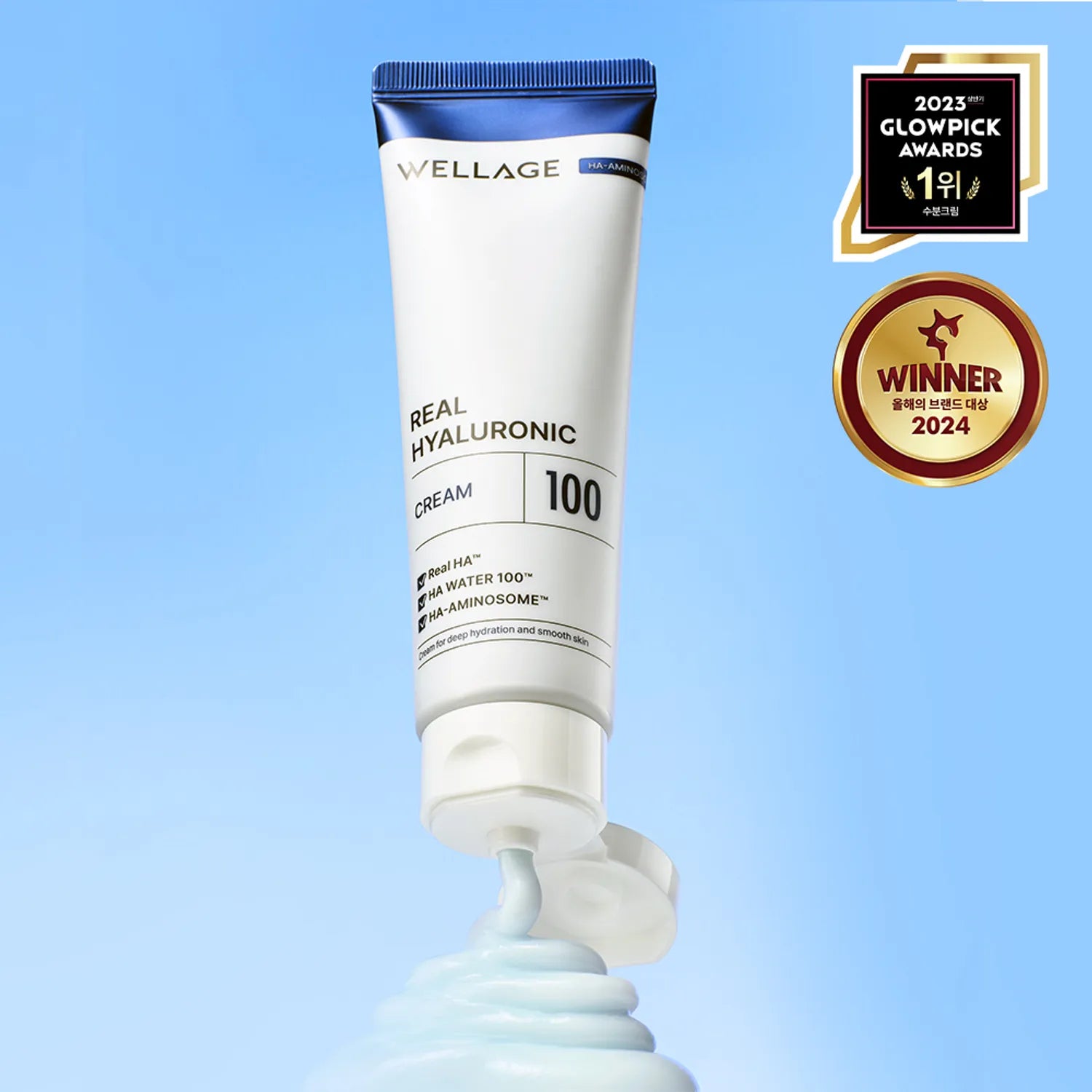 WELLAGE Real Hyaluronic 100 Cream 50mL