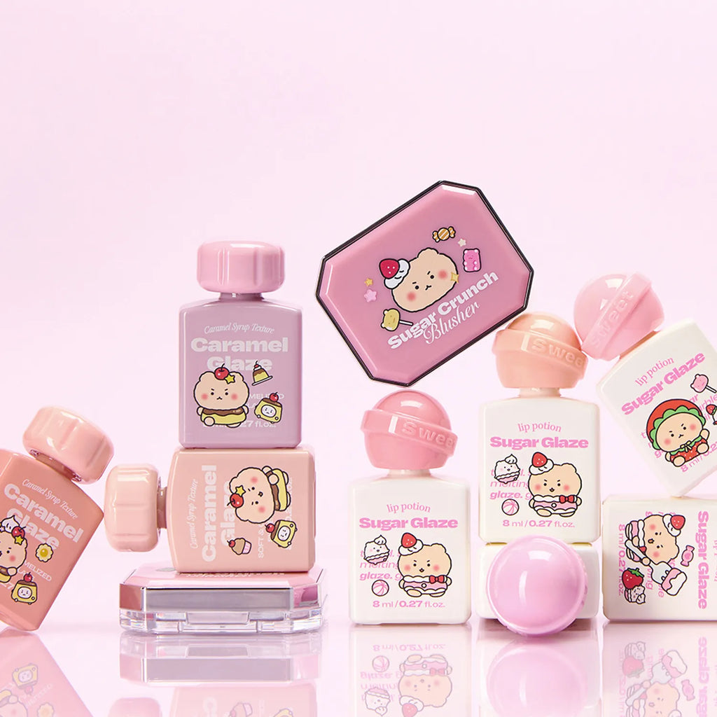 [mangomee Edition] Alternative stereo Sugar Crunch Blusher 5.2g Set (+Brush)