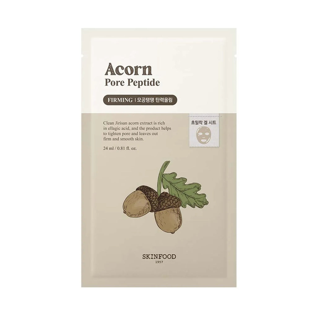SKINFOOD Acorn Pore Peptide Mask Sheet 1P