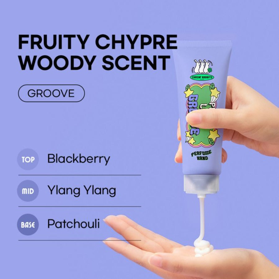 CHASIN RABBITS Peace Groove Love Success Perfume Hand Cream 50ml -4 types