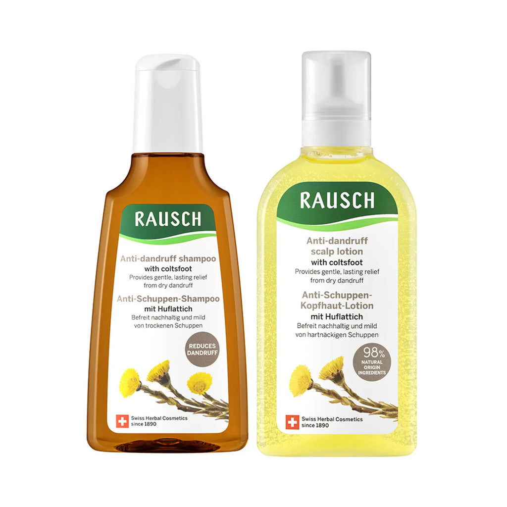 Rausch Coltsfoot Anti-Dandruff Shampoo 200ml & Lotion 200ml Set