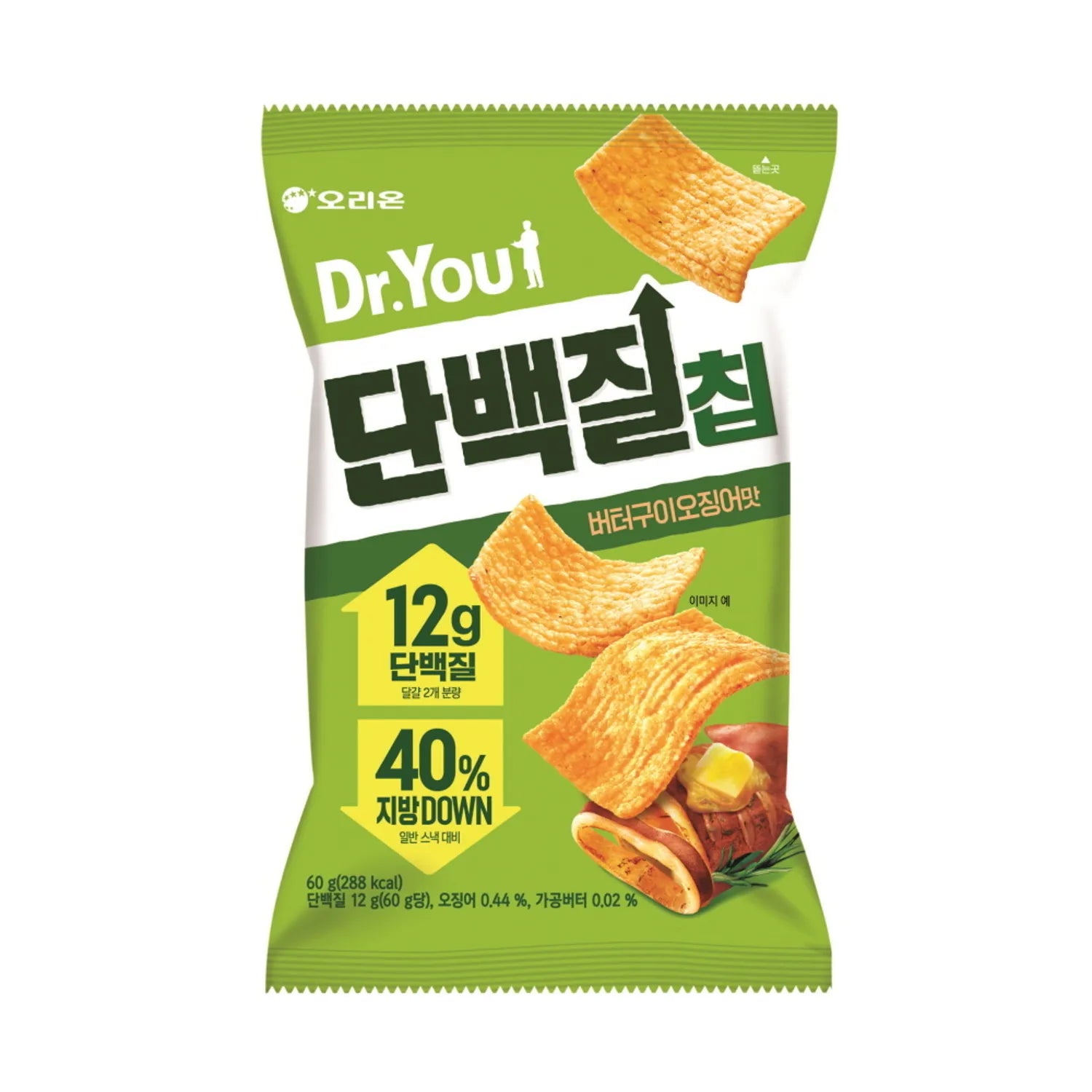Orion Dr.You Protein Chip #Butter Grilled Squid 60g