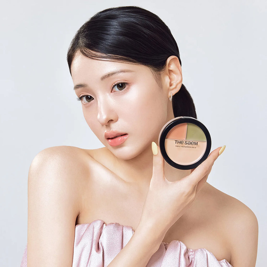 THE SAEM Cover Perfection Triple Foundation Balm 3 Colors