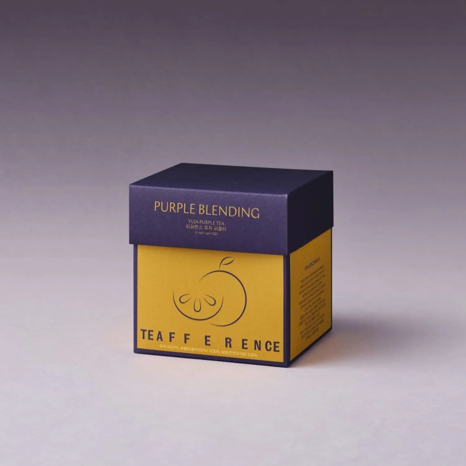 TEAFFERENCE Purple Tea #Yuja Relax 1.5g 15ea