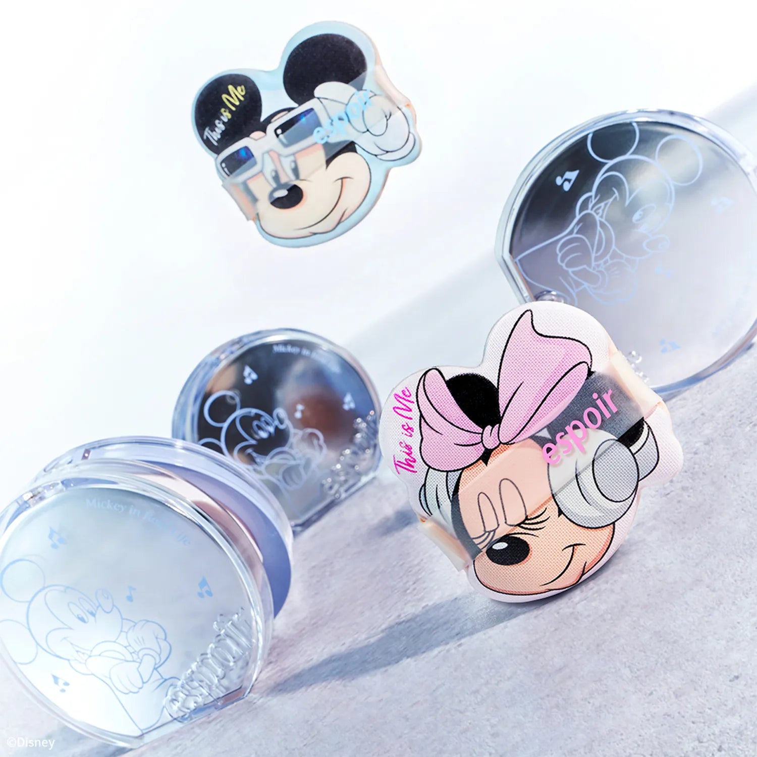 [DISNEY EDITION] espoir Be Velvet Cover Cushion Set (+Refill, 3 Puffs, Puff Case)