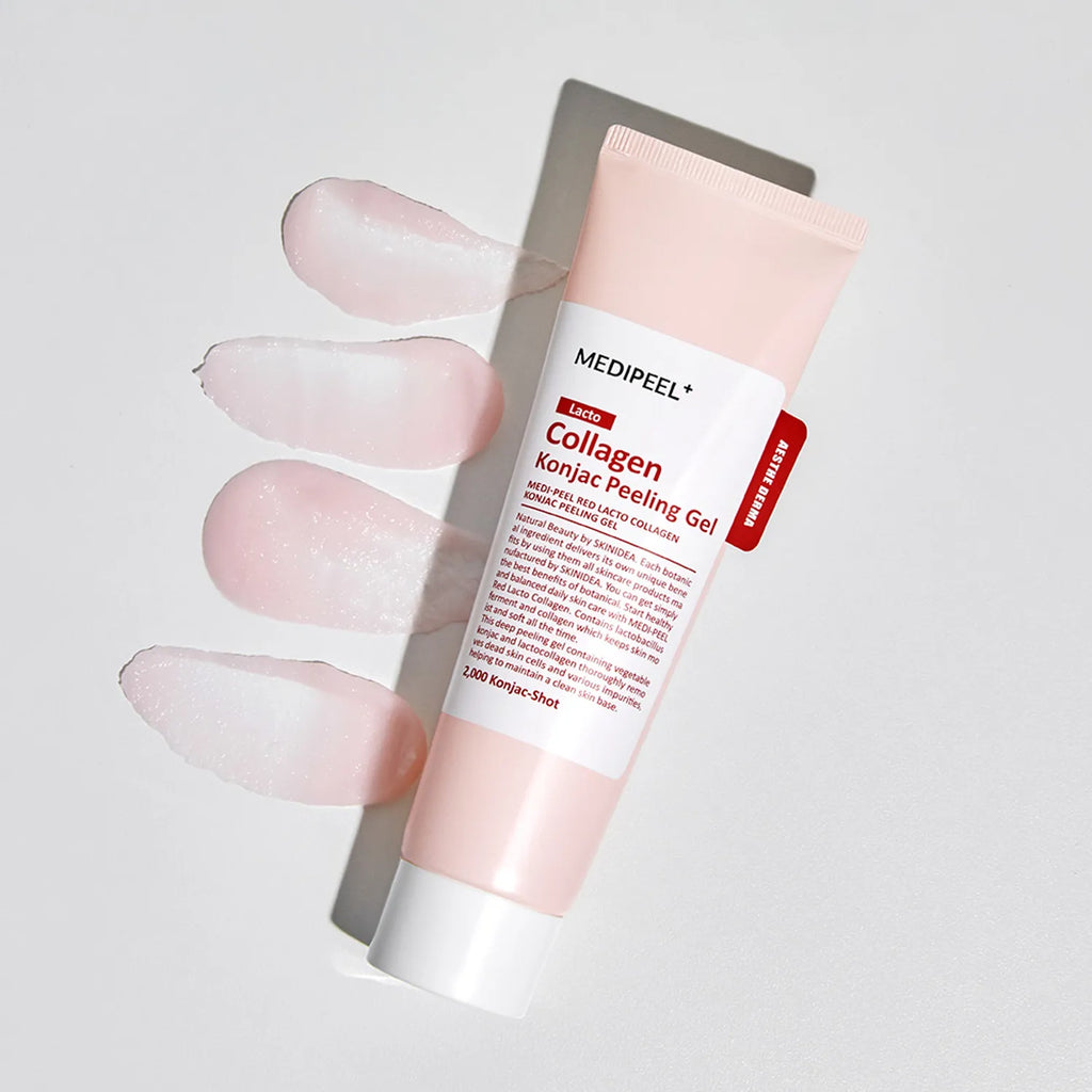MEDI-PEEL Red Lacto Collagen Konjac Peeling Gel 95mL Special Set (+Red Lacto Foam Cleanser 15mL)