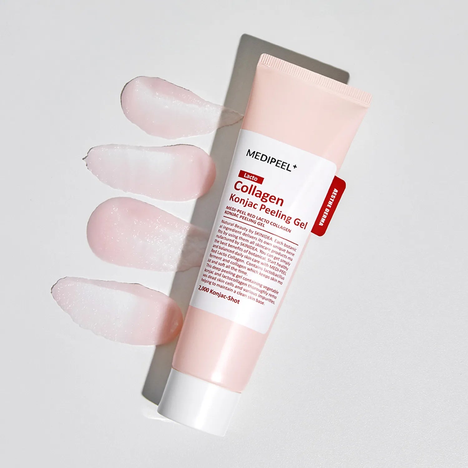 MEDI-PEEL Red Lacto Collagen Konjac Peeling Gel 95mL Special Set (+Red Lacto Foam Cleanser 15mL)