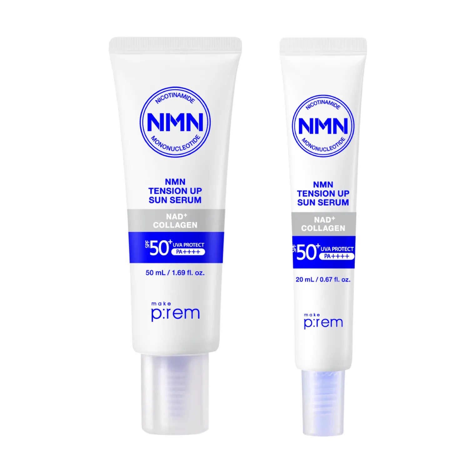 makeprem NMN Tension Up Sun Serum 50ml Set (+20ml)