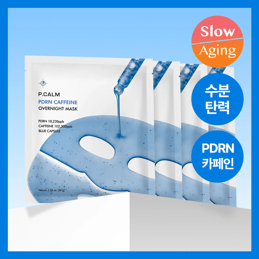 P.CALM PDRN Caffeine Overnight Mask Sheet 4ea