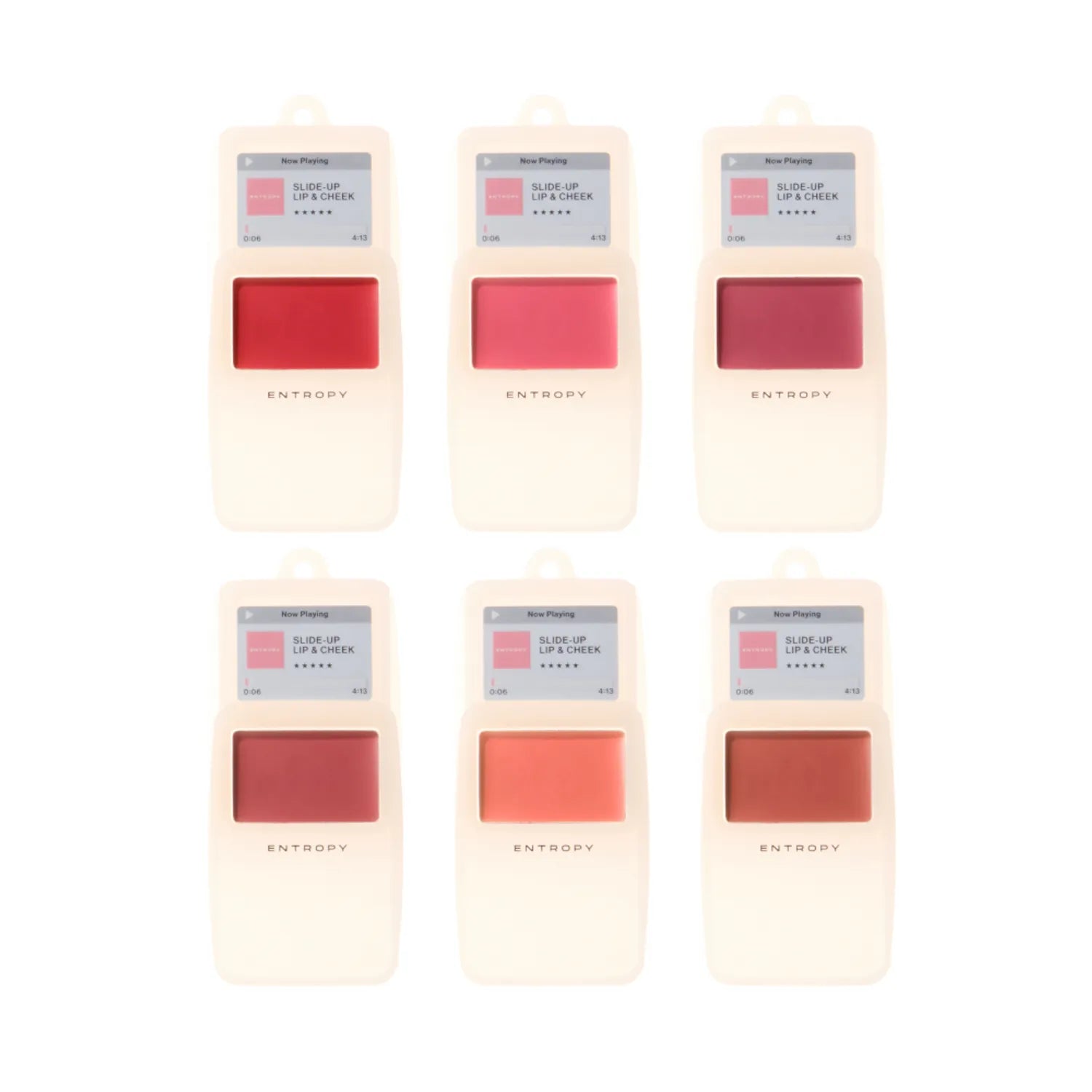 ENTROPY makeup Slide-Up Lip & Cheek Smoothie Edition (6 Colors)