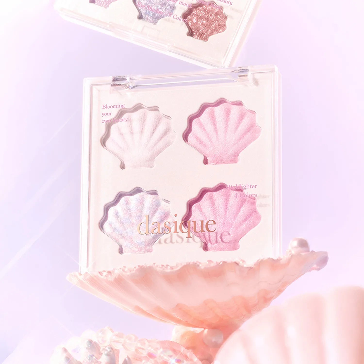 [Mermaid EDITION] dasique Shine Glowy Highlighter Palette 5.5g 01 Twinkle Mermaid