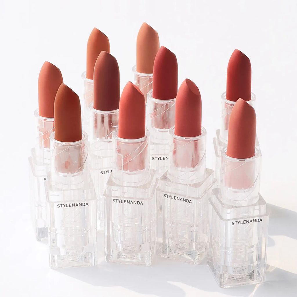 3CE Soft Matte Lipstick (12 Colors)