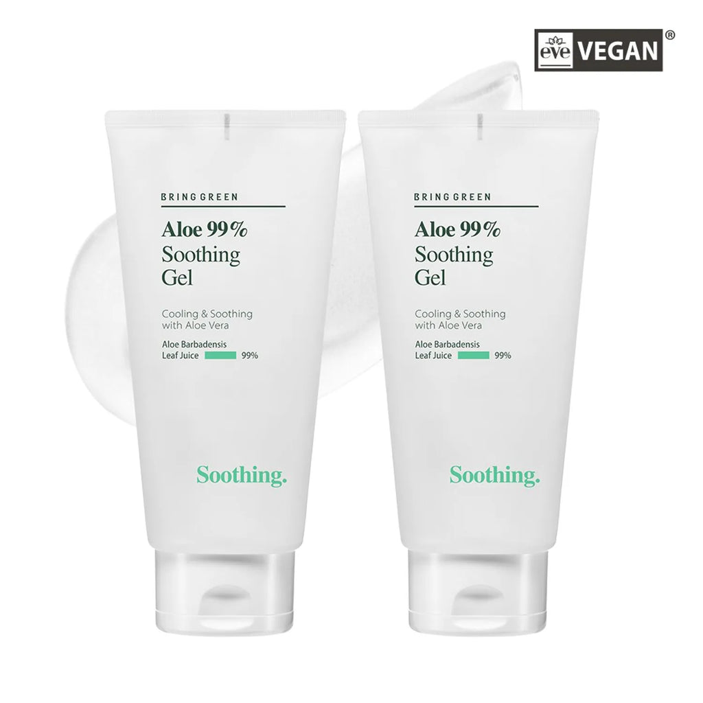 BRINGGREEN Aloe 99% Soothing Gel Double Pack (300mL*2ea)