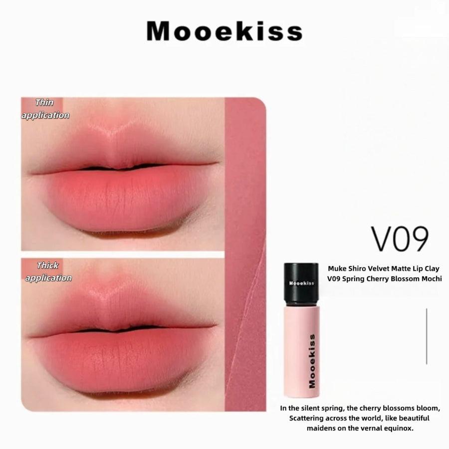 MUKESI Velvet Matte Lip Mud V09 Sakura Mochi